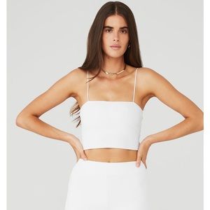 NWOT Alo Yoga Goddess Ribbed Bandeau top Medium